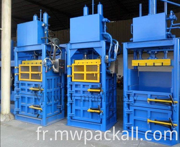 Presse à balles de recyclage hydraulique/presse à balles en carton pour papiers de carton usagé